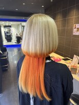 ブルーバイブレーション BlueVibration&nbsp;ボブ　インナー　ミルクティーベージュ　オレンジ