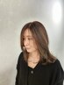 【丸山指名限定】大人ハイライトで透明感抜群★カットカラーハーフハイライト
