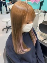 ユー イケブクロ(u Ikebukuro)&nbsp;インナーカラー/ホワイトブロンド/ベージュ/エクステ