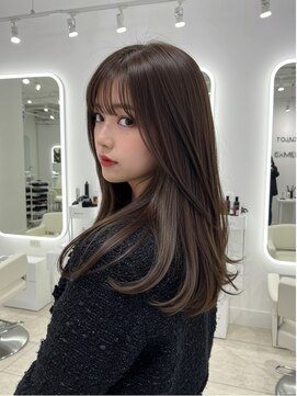 エル 新小岩(elu) 美髪/ワイドバング/レイヤーカット/くすみベージュ/新小岩駅