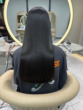 ロンドメリア 天神大名店(Lond Melia) ★イメチェンホワイトブロンド美髪ワイドバング外ハネボブ艶髪★