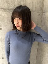 ロンドルピナス 小倉(Lond Lupinus)  ブルーブラック/ワイドバング/美髪のススメ/外ハネボブ/北九州