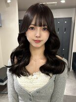 ベレーザ 渋谷神南(Beleza)&nbsp;12769艶髪アッシュブラックグレージュ韓国風巻きレイヤーカット