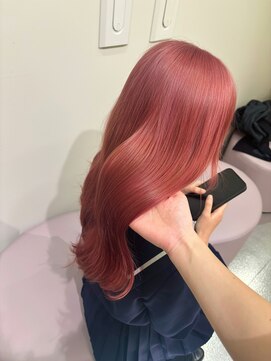 ジーナリア(Xena ria) 《衣織》ピンクベージュ/艶カラー/韓国ヘア