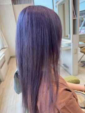 ビス リアン 川口店(Vis lien) 20代30代40代前下がりストレートラベンダーナチュラル
