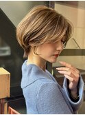 大人可愛い20代30代40代ブ丸み前下がり