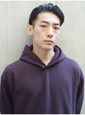 かき上げヘア　ニュアンスマッシュ　サイドパート　ビジネス