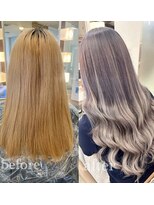 スタイル 横浜(STYLE)&nbsp;【AYAKA　担当】be/afwカラーシルバー＋ホワイトエクステ８０本