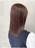白髪ぼかしハイライトカラー/くびれヘアアプリコットオレンジ203