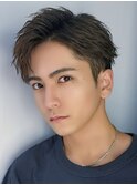 ツイストスパイラルサイドリバースショートツーブロック刈り上げ