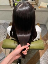 ムーン(moon)&nbsp;くびれヘア/アプリコットオレンジ/夏のヘアアレンジ/武蔵小杉