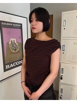 リビング 津田沼(LIVING) 黒髪/オリーブグレー/小顔/ココアベージュ/津田沼駅