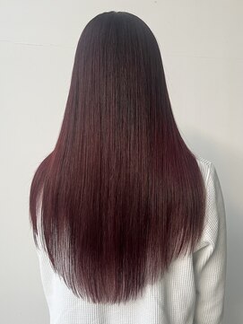 ロックス バイ マグ 松本(rocks BY MAG) チェリーレッド暖色カラーボルドーワインレッド春カラー