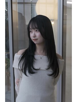 美髪矯正×レイヤーカット