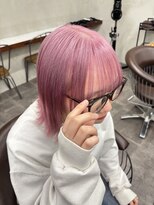 ニコ トウキョウ 渋谷(nico TOKYO)&nbsp;ミルクティーピンクダブルカラーピンクハイトーン韓国レイヤー