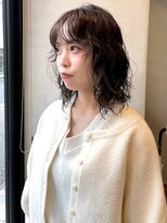 ヘアー アイス ルーチェ(HAIR ICI LUCE)&nbsp;小顔パーマ◎ミディアム×レイヤーカットデジタルパーマ
