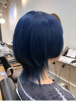 ラック 津田沼(LUCK)&nbsp;ブルー/津田沼/韓国ボブ/ケアブリーチ/似合わせカット