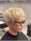 メンズハイトーン &nbsp;ホワイトブロンド 渋谷 学割