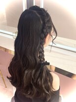 ルート(Ru-t)&nbsp;編みたらし×ウェーブ巻き♪