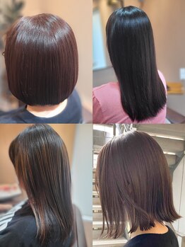 ミュウ(mieux)の写真/クセを伸ばしながら艶感たっぷりのストレートヘアに♪今までにない柔らかな質感で、理想の仕上がりに◎