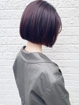 モリオ フロム ロンドン 成増店 【morio成増/玉井】ボブ　ピンクブラウン