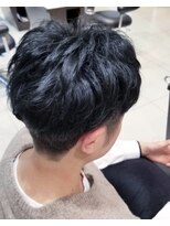 ミック ヘアアンドメイクアップ 高田店(miq Hair&Make up)&nbsp;イルミナカラー/シルバーブルー/寒色系カラー/透明感/艶髪
