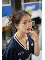 サイ(sai) 【sai】ポニーねじりアレンジ