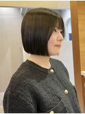 ミニボブ/レイヤーボブ/髪質改善/縮毛矯正/顔周りレイヤー/原宿