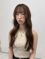 ウフアンビアンス(Oeuf.ambiance)&nbsp;透明感カラー×顔まわりカット