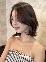 ロンド 銀座(Lond)&nbsp;☆春日☆ニュアンスウルフワンホンレイヤーダークブルーボブ79