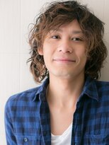 モッズヘア メン 仙台愛子駅前店(mod's hair men)&nbsp;20代30代無造作伸ばしかけ波巻きツイストスパイラルパーマc仙台