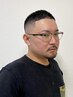 【メンズカット+眉＆産毛メンテ+アイロンパーマ(全体/濡れパン/緩パン】