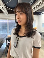 パーク(PARK)&nbsp;レイヤーカット フォワード巻き チョコレートブラウン