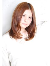 クーナ ヘアアンドギャラリー(Cuna hair+gallery) 人気殺到！！センターパートのナチュラルミディ
