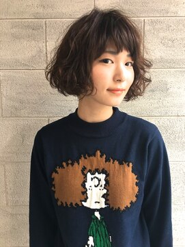 ルアウ 岡本店(LUAU) ゲストスタイル　キュートなパーマボブ【Stylist　濱本勇太】