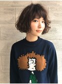 ゲストスタイル キュートなパーマボブ【Stylist 濱本勇太】