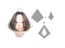 【カット】Wダイヤモンド / 外国人風ボブ 2つのDiamond☆
