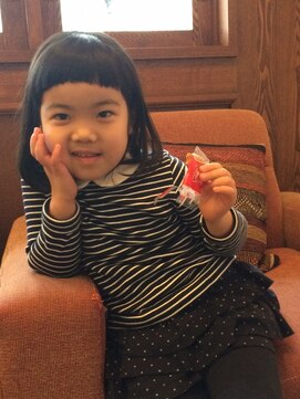 ボーイフレンド (Boyfriend) ぱっつんロブ