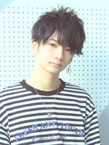 ヘア ジュレ ドゥ(hair jurer deux)&nbsp;【ヘアジュレドゥ 花井】外ハネの束感ミディアムメンズヘア