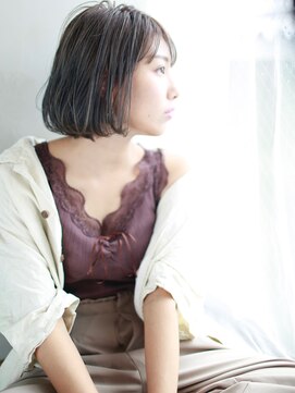 バース(BIRTH) 天神【BIRTH】ミニマムボブ×グレージュ