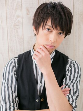 モッズヘア メン 上尾東口店(mod's hair men) ≪mod's men≫黒髪が◎優等生風★知的フェザーマッシュE