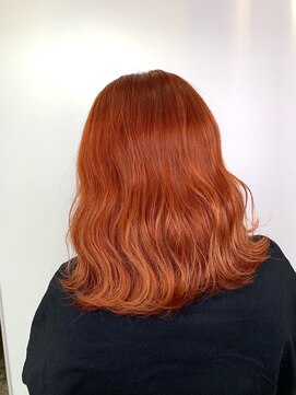 ラべリー 池袋(LOVELEY) ウイスキーオレンジ　ヘアカラー　【池袋】