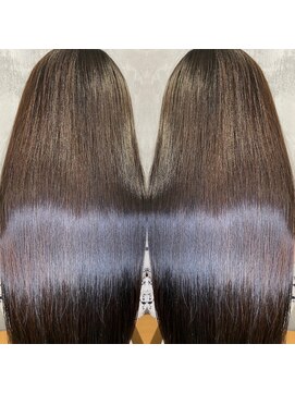 アンドシャルム 心斎橋(&CHALME) 髪質改善ストレート×髪質改善トリートメント×髪質改善カラー