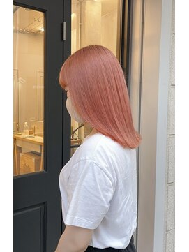 アソビ(Asobi) 【ブリーチ1回】アプリコットオレンジ