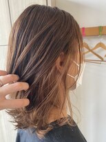 エス ハート オブ ヘアー 名東店(Heart of HAIR)&nbsp;【ES 佐藤】Autumn Style #32 インナーカラー×プラチナベージュ