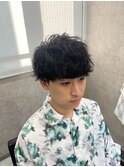 王道マッシュパーマ