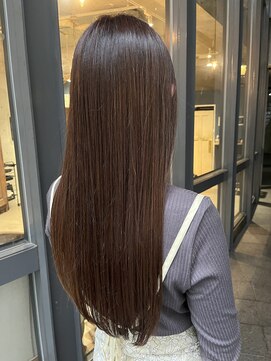 アシェット(assiette) 【八尾裕一郎】ストレート×ココアベージュ