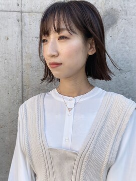 モリオ フロム ロンドン 大宮2号店(morio from London) 【なかじま ひびき】切りっぱなし外ハネボブ