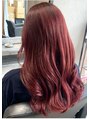 エストヘアー 川口店(est hair)&nbsp;★Cherry PINK★ワンブリーチで可能！周りと差をつけたい方に