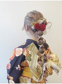 成人式、卒業式 編みおろし